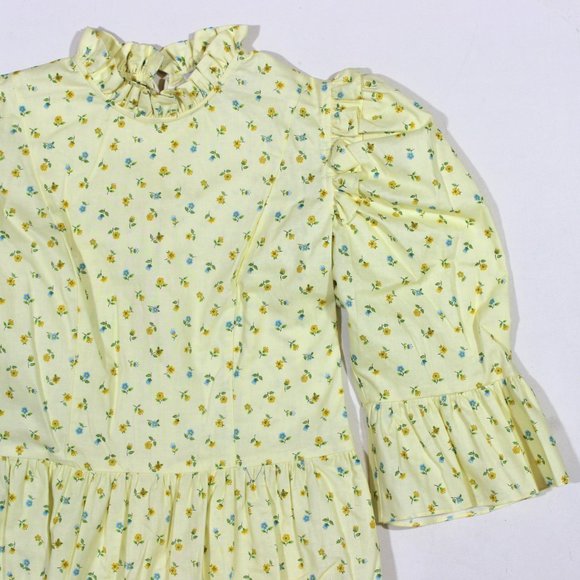 Batsheva Kate Mockneck Cotton Dress - Picture 5 of 7